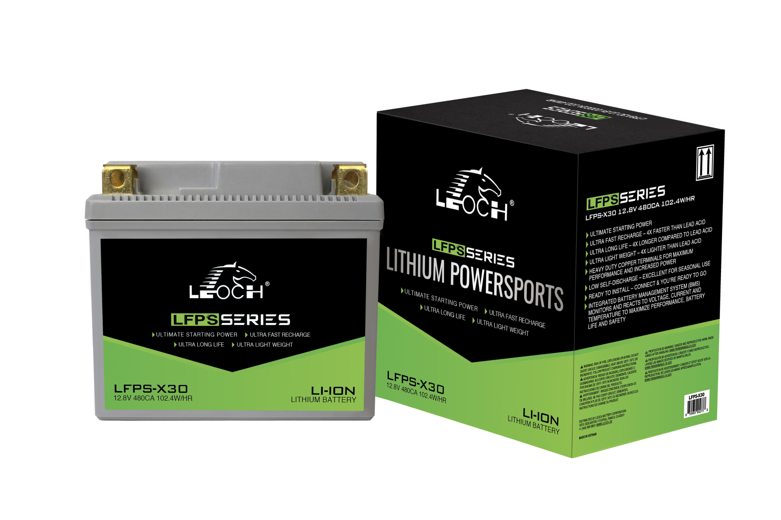 Ultra Performance LiIon Powersports Batteries LEOCH® Americas